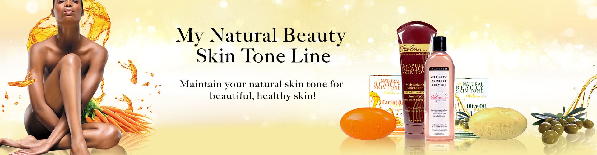 Clear Essence My Natural Beauty Skin Tone Skin Care Line