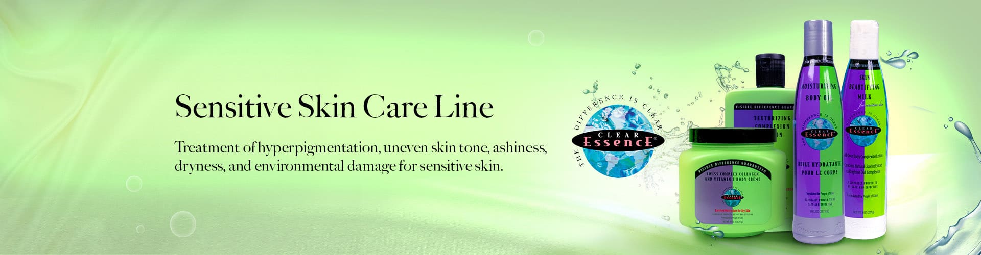 Clear Essence Sensitive Skin Care Line