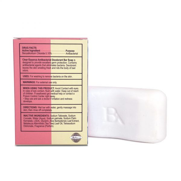 Clear Essence Platinum Antibacterial Deodorant Bar Soap (4.7 oz.)