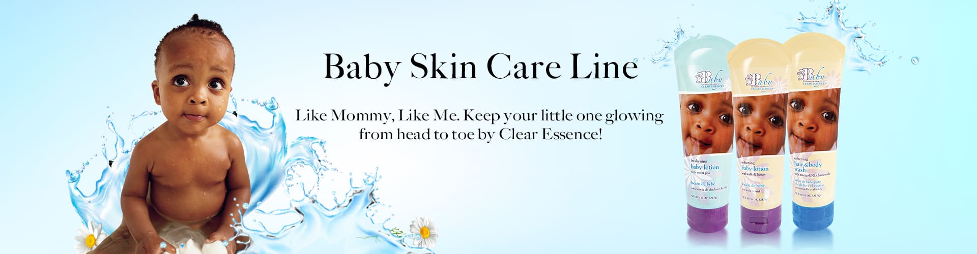 Clear Essence Baby Skin Care Line
