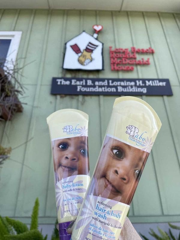 Baby products donation at Long Beach