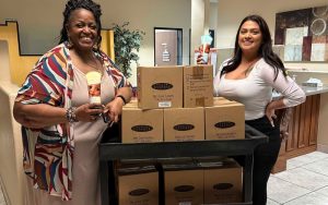 Clear Essence Cosmetics product donations to Community Access Network